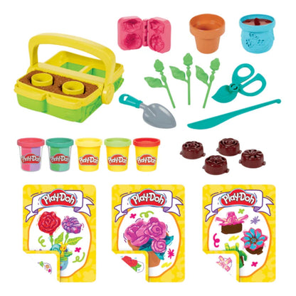 Play-Doh Blooming Flowers Set – Creative Flower Garden Playset