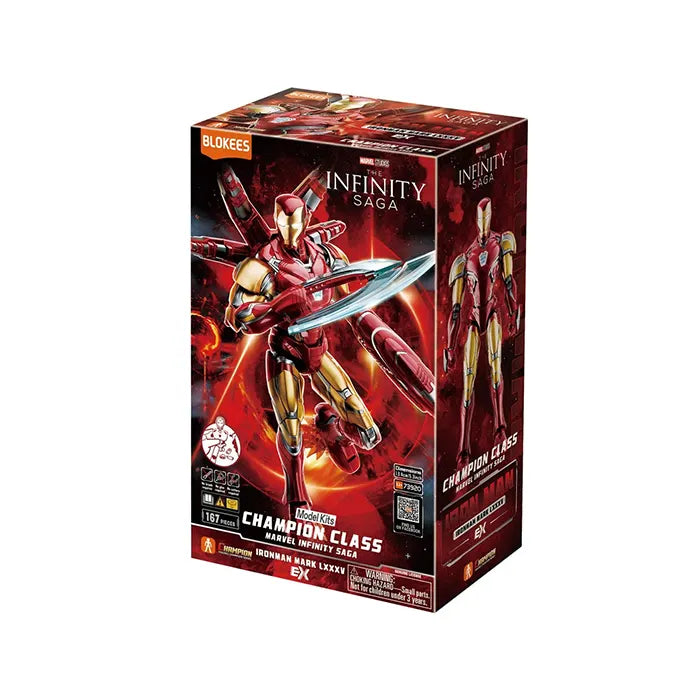 Blokees Marvel Infinity Saga Champion Class CC01-EX Iron Man MK85 Model Kit