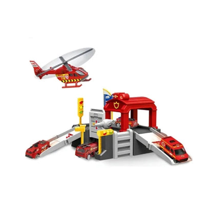 FIRE STATION PARKING LOT SET