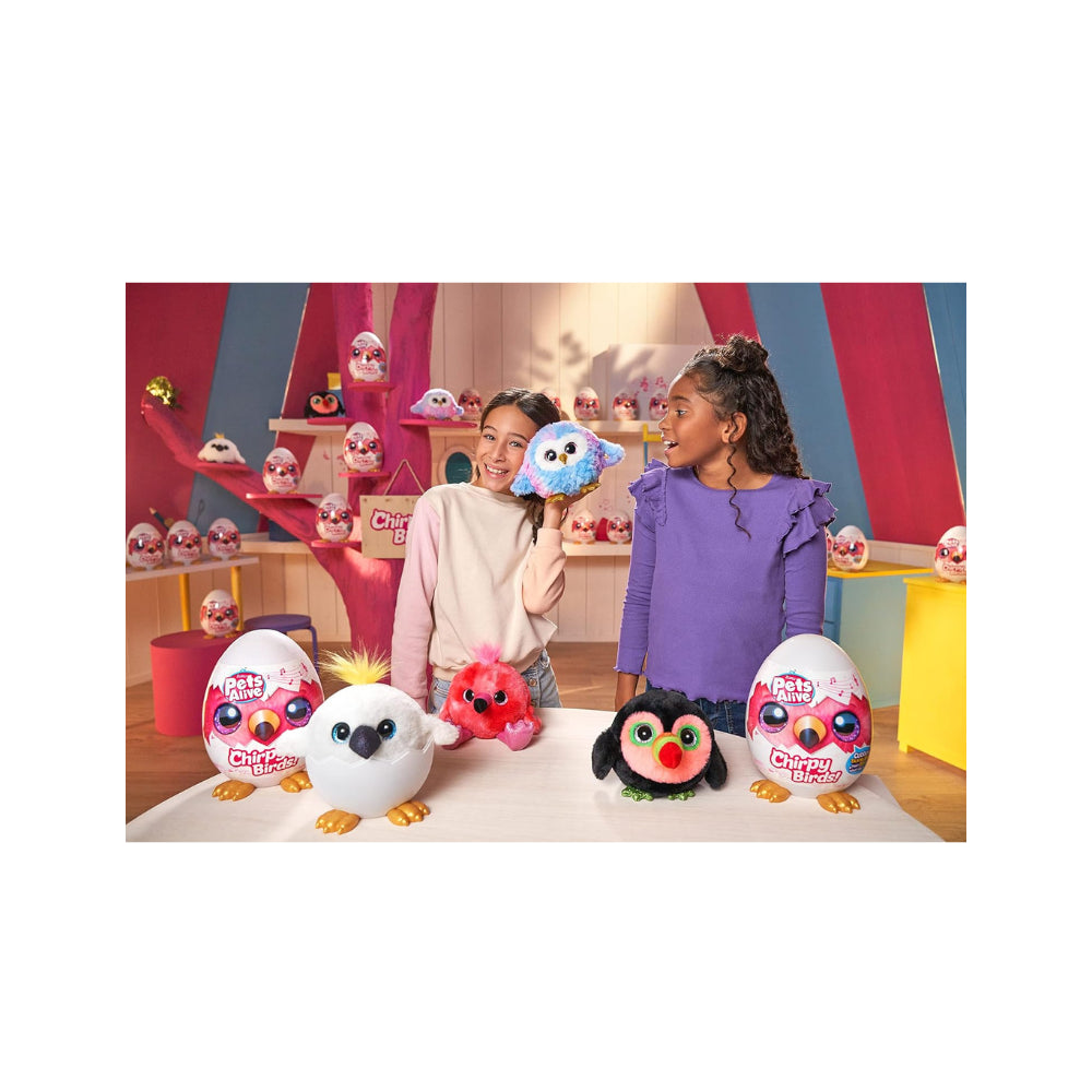 Pets Alive Chirpy Birds Surprise Egg Interactive Pet Toy
