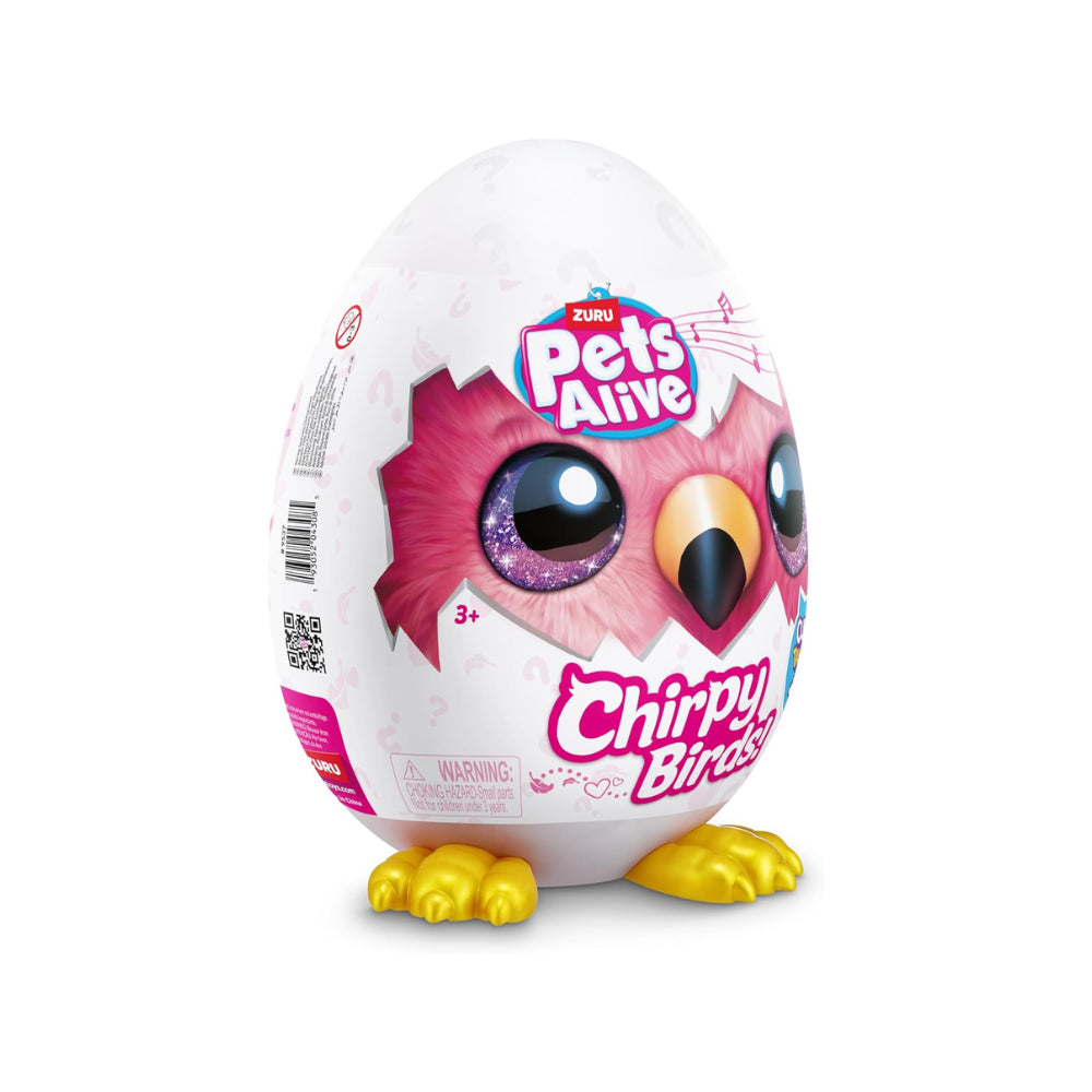 Pets Alive Chirpy Birds Surprise Egg Interactive Pet Toy