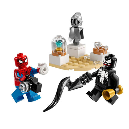 LEGO Marvel Venom's Museum Robbery Building Set - with Spider-Man and Venom Minifigures 36 Pieces