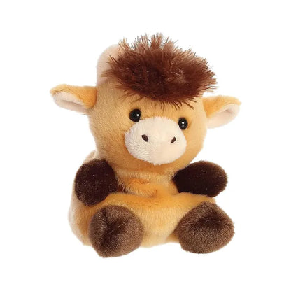 Aurora Adorable Palm Pals Hubert Highland Cow 5"