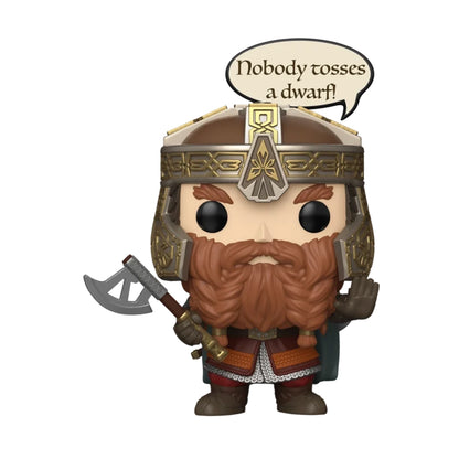Funko Pop! Movies: The Lord of the Rings - Gimli (Sayings Edition)