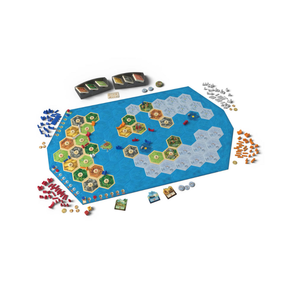 CATAN Explorers &amp; Pirates 6th Edition Expansion Board Game