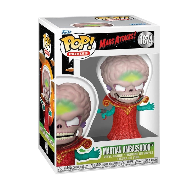 Funko Pop Movies: Mars Attacks - Alien Leader - Martian Ambassador