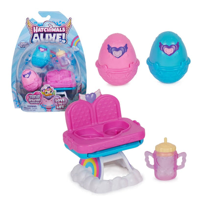 Hatchimals Hungry Playset S1 – Feeding Highchair Toy Set