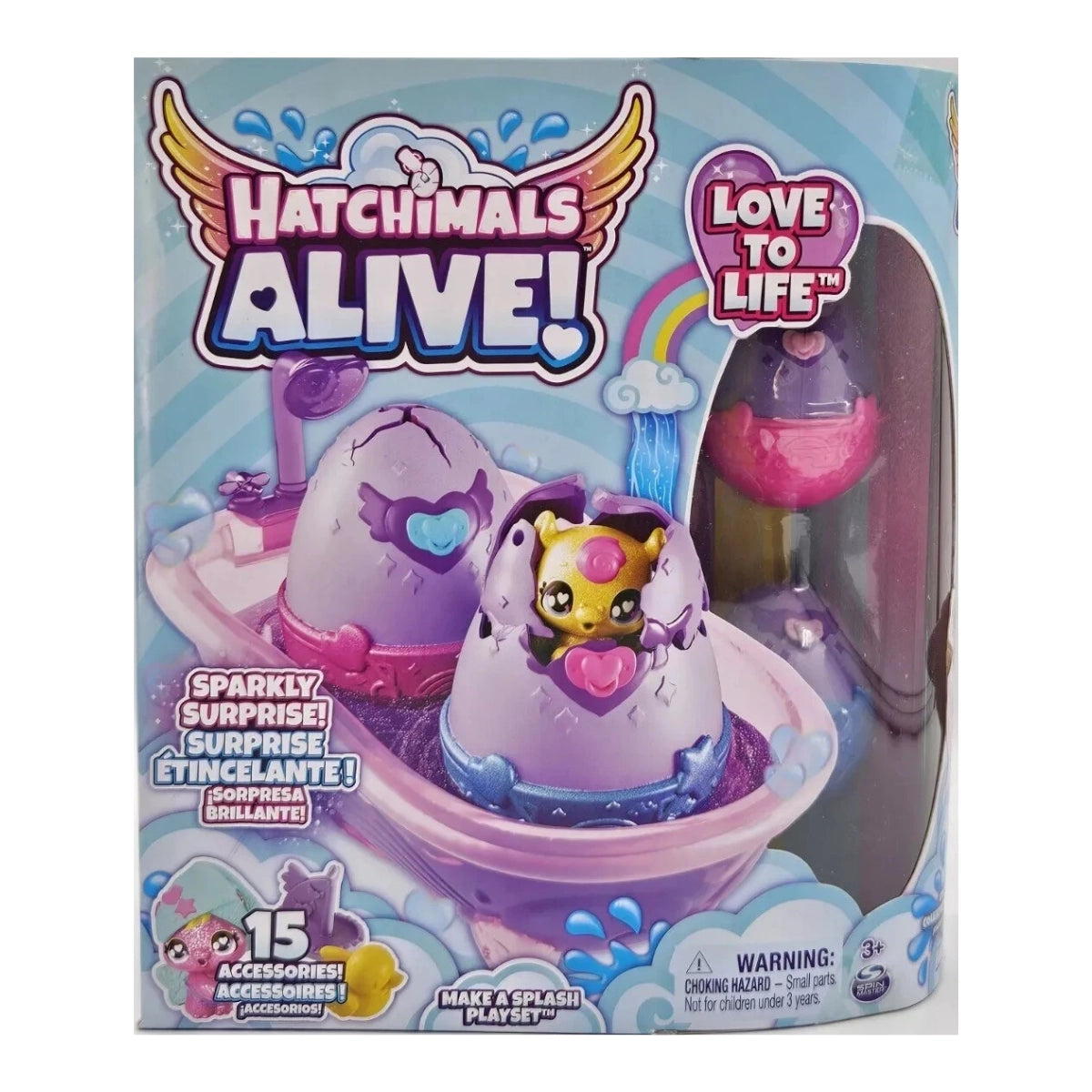 Hatchimals Make a Splash Playset S1 – Bath Time Surprise Set