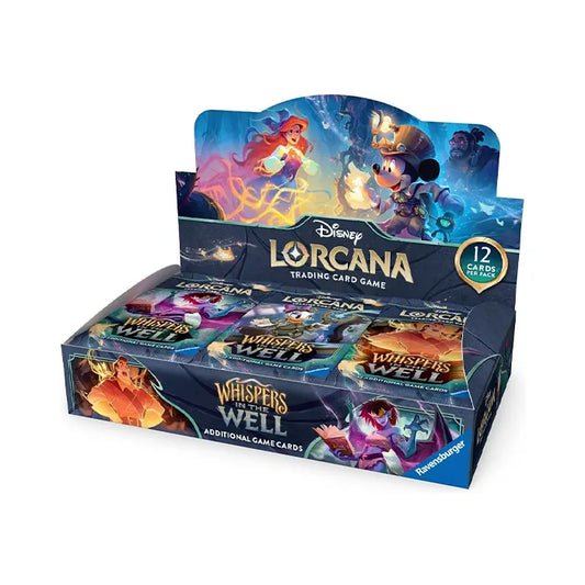 Disney Lorcana Set 10 Whispers in the Well Booster Display