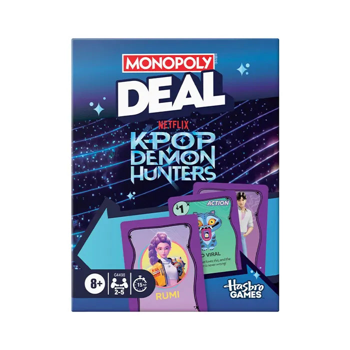 Monopoly Deal Kpop Demon Hunters Card Game