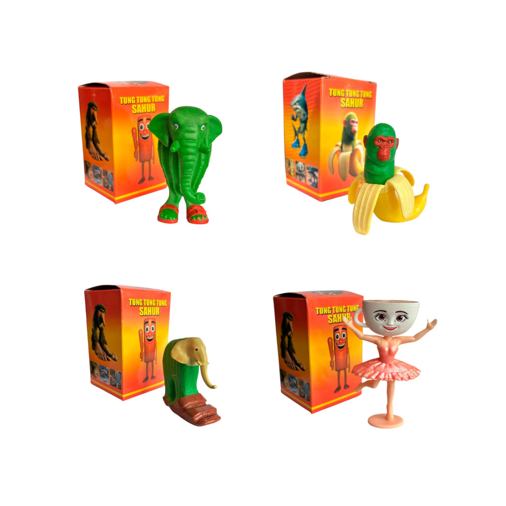 Tung Tung Sahur Brainrot Figures 3.25 Inch (Random Pick)