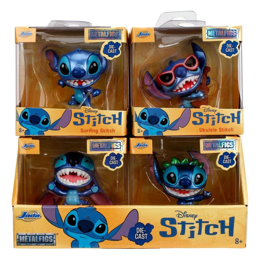Stitch Wave 3 Metal Figures – Disney Lilo &amp; Stitch Die-Cast Mini Figure Set