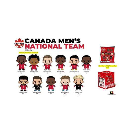 3D Foam Bag Clip World Cup 2026 Team Canada