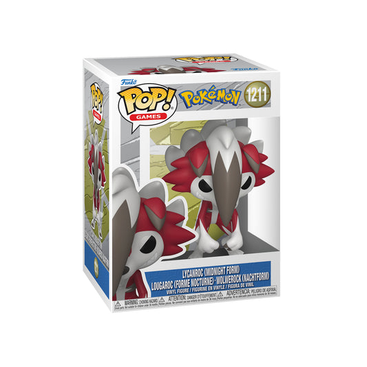 Funko Pop! Games: Pokémon - Lycanroc (Midnight Form)