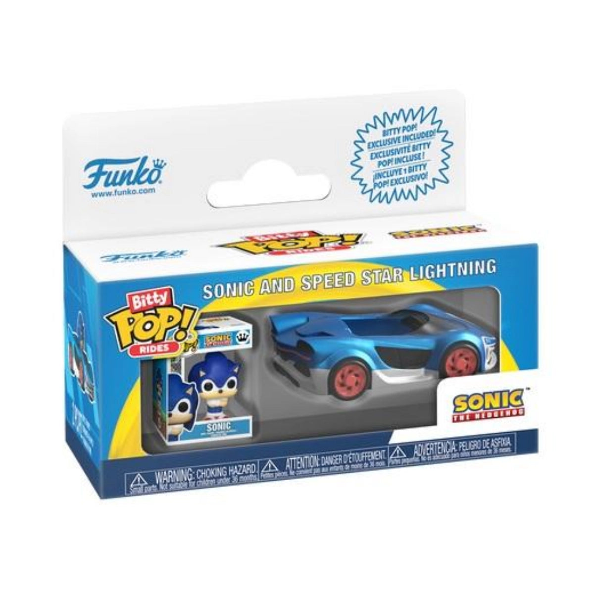 Funko Bitty Pop! Rides: Sonic the Hedgehog - Speed Star with Sonic