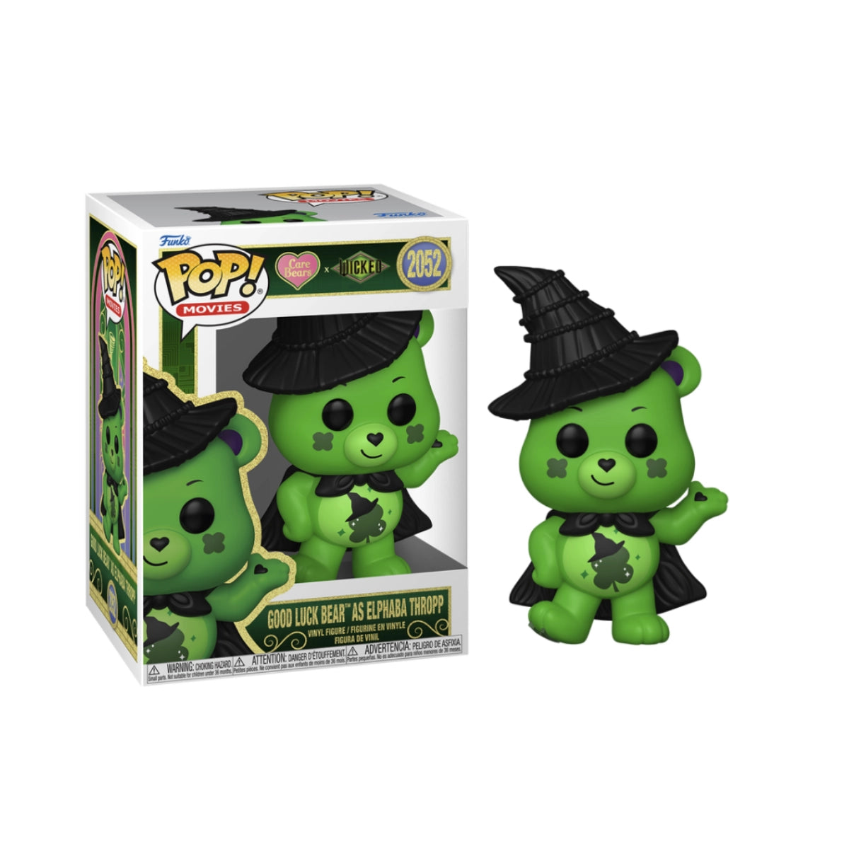 Funko Pop! Movies: Wicked - Good Luck Bear as Elphaba Figure