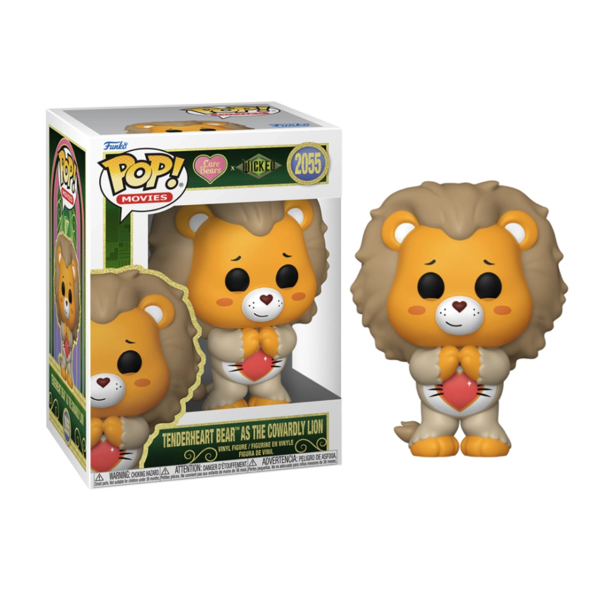 Funko Pop! Movies: Wicked - Tenderheart Bear as Cowardly Lion Figure