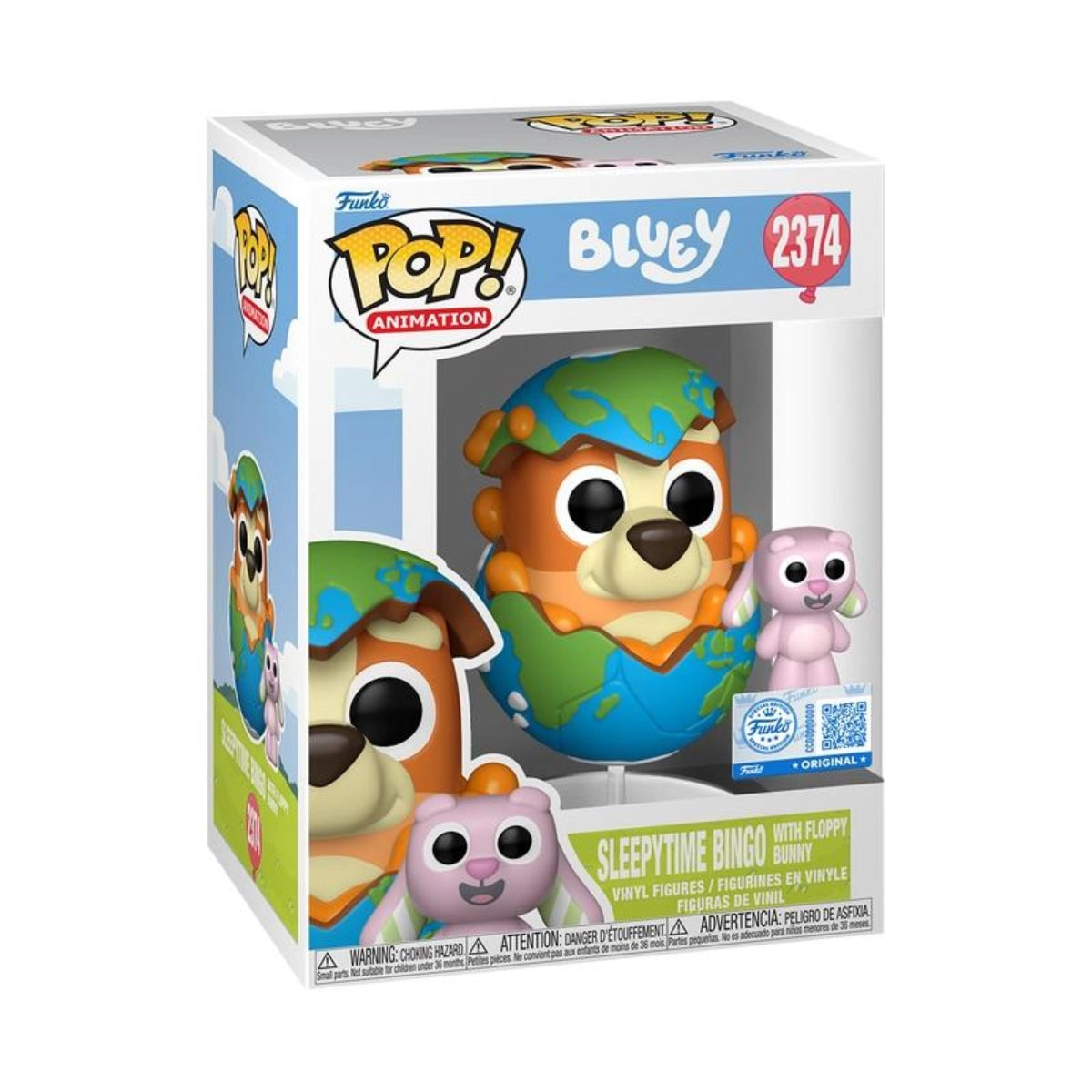 Funko Pop! Animation: Bluey - Bingo with Floppy Bunny #2374