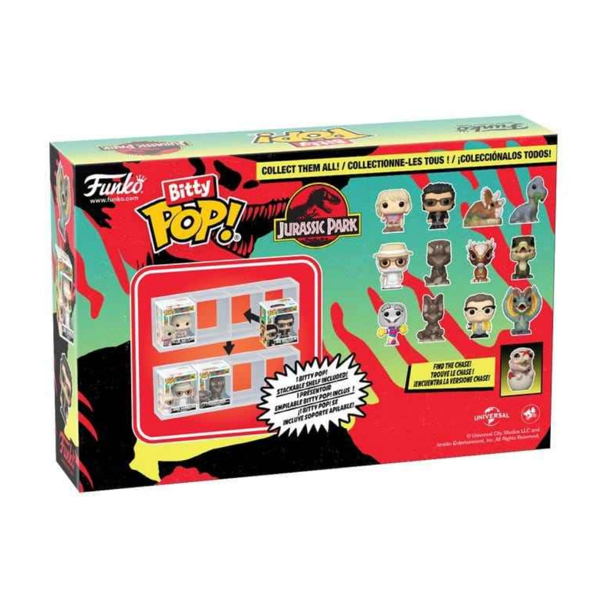 Funko Bitty Pop! Jurassic Park Raptor 4-Pack - Micro