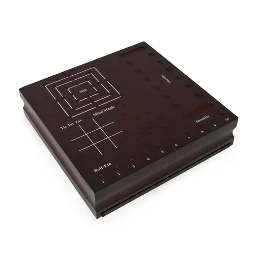 10 Game Set - Mancala, Chinese Checkers, Roll Em and More!