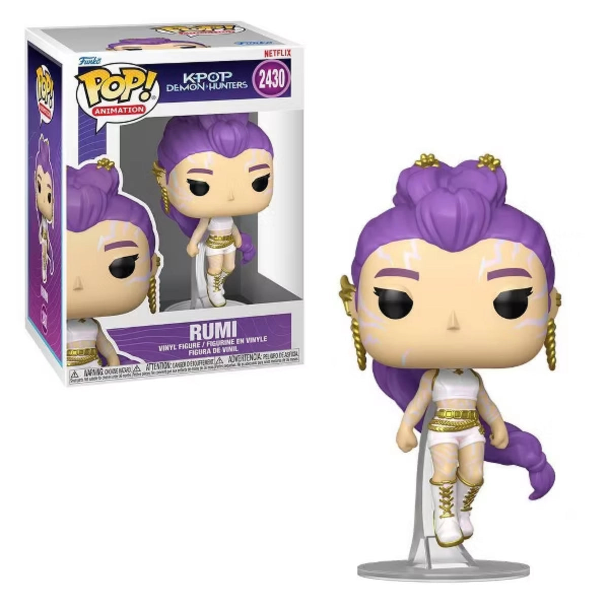 Funko Pop! Animation: K-Pop Demon Hunters - Rumi (White Outfit)