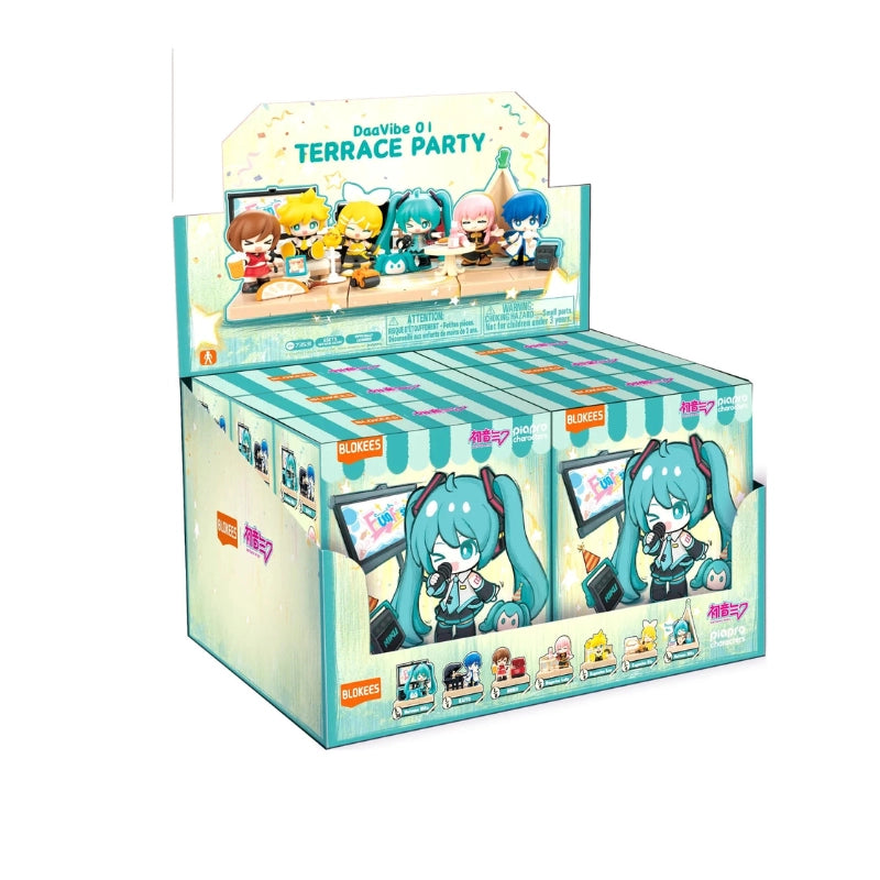 Blokees DaaVibe 01 Miku Terrace Party Factory sealed box 6 Mini boxs