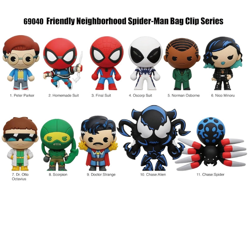 Your Friendly Neighborhood Spider-Man Series 1 – 5" Collectible Bag Clip Marvel Superhero Character