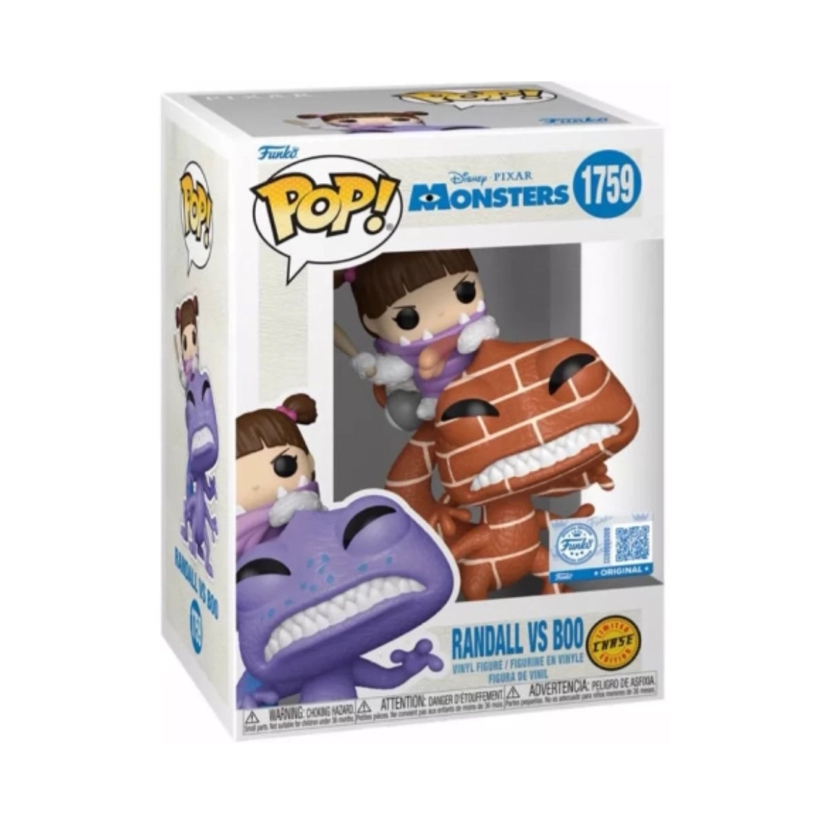 Funko Pop! Disney: Monsters, Inc. - Randall &amp; Boo (Chase Edition)