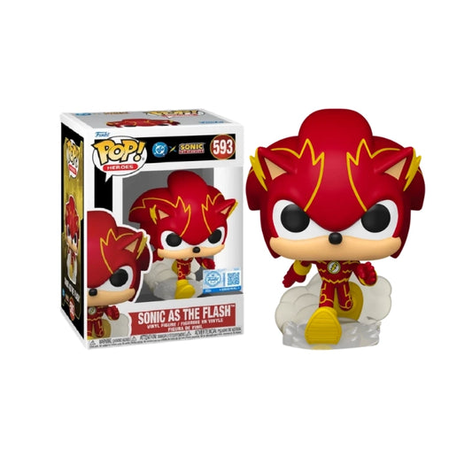 Funko Pop! Heroes: Sonic the Hedgehog x DC Flash Crossover Figure