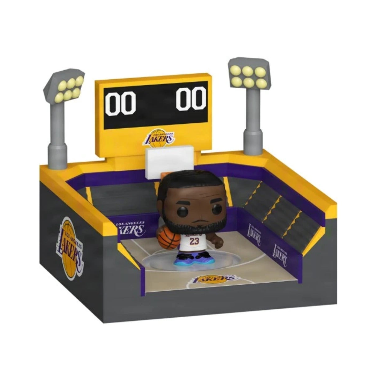 Funko Bitty Pop! NBA: Los Angeles Lakers - LeBron James Arena Set