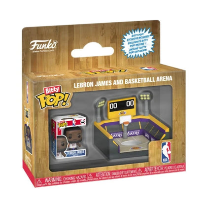 Funko Bitty Pop! NBA: Los Angeles Lakers - LeBron James Arena Set