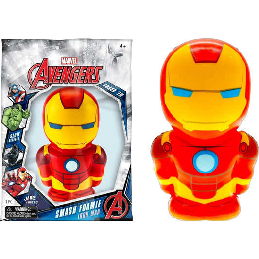 JA-RU Marvel Avengers Large Foam Ball 5.5" (1 Iron Man) Squishy Toy (Random Selection)