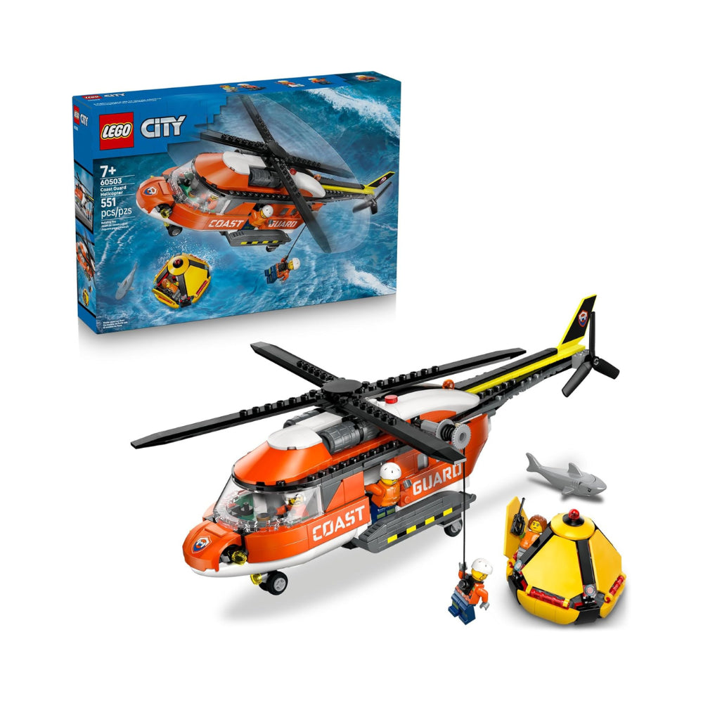 LEGO City Coast Guard Helicopter 551 Piece