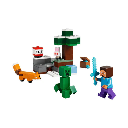 LEGO Minecraft Steve's Taiga Adventure 79 Pieces
