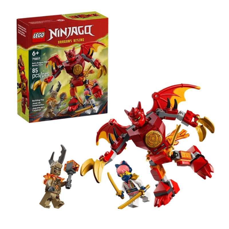 LEGO NINJAGO Kai's Dragon Mech Battle Pack 85 Pieces