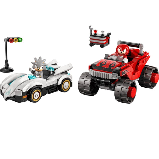 LEGO Sonic the Hedgehog Silver's Car vs. Knuckles' Monster Truck 378 Pieces