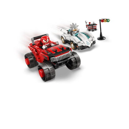 LEGO Sonic the Hedgehog Silver's Car vs. Knuckles' Monster Truck 378 Pieces
