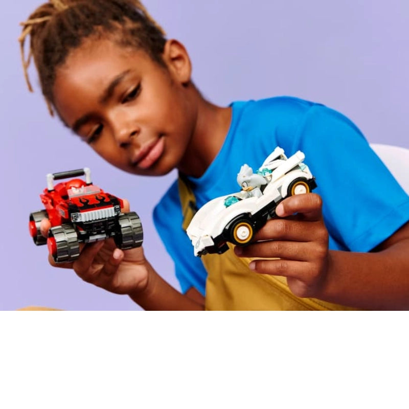 LEGO Sonic the Hedgehog Silver's Car vs. Knuckles' Monster Truck 378 Pieces