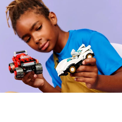 LEGO Sonic the Hedgehog Silver's Car vs. Knuckles' Monster Truck 378 Pieces