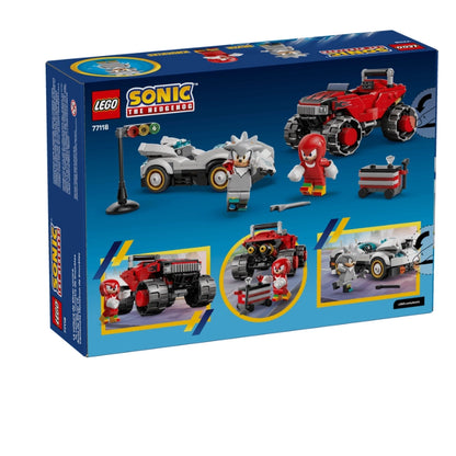 LEGO Sonic the Hedgehog Silver's Car vs. Knuckles' Monster Truck 378 Pieces