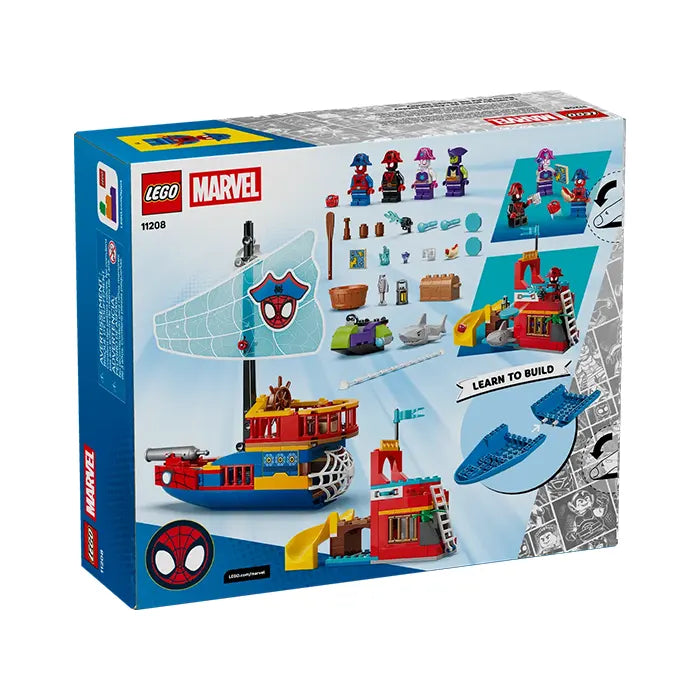 LEGO Marvel Spider-Man Team Spidey Pirate Ship 201 Pieces