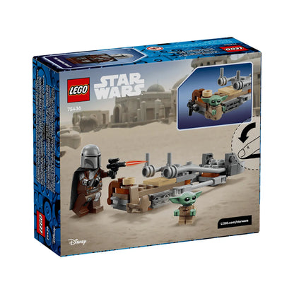 LEGO Star Wars The Mandalorian & Grogu's Speeder Bike 58 Pieces