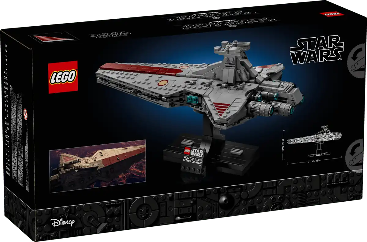 LEGO Star Wars Venator-Class Attack Cruiser 643 Pieces