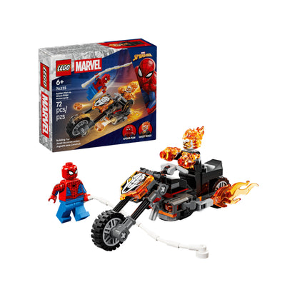 LEGO Marvel Spider-Man vs. Ghost Rider Motorcycle - 72 Pieces