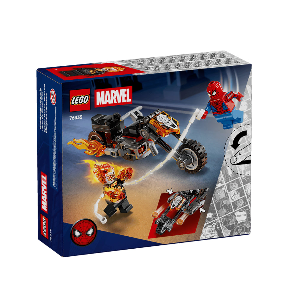 LEGO Marvel Spider-Man vs. Ghost Rider Motorcycle - 72 Pieces