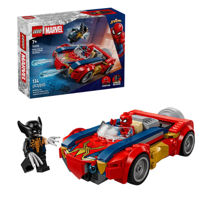 LEGO Marvel Spider-Man Car vs. Venomized Wolverine 134 Pieces