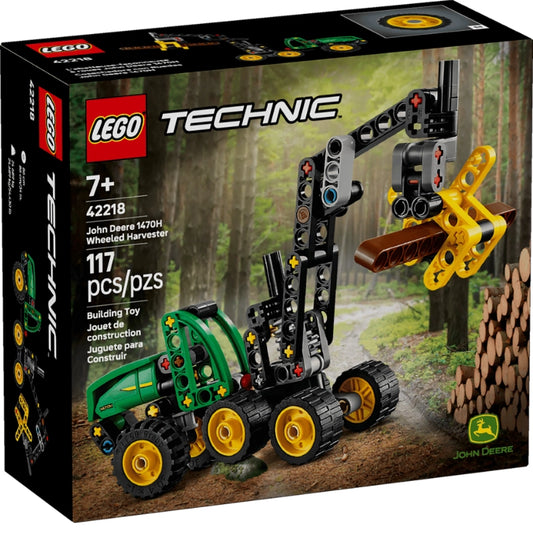 LEGO Technic John Deere 1470H Wheeled Harvester 117 Pieces