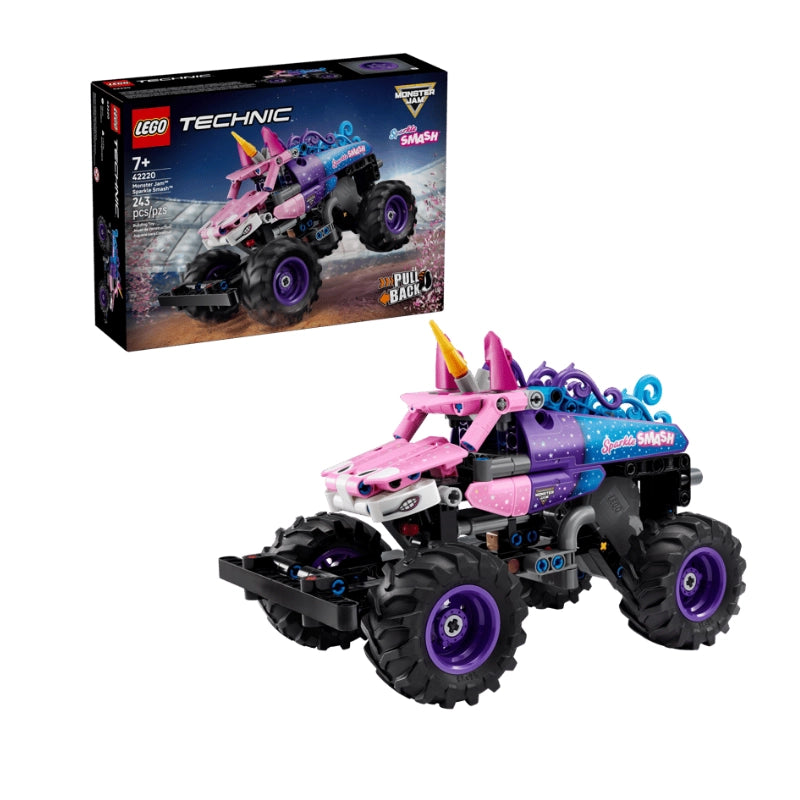 LEGO Technic Monster Jam2 Sparkle Smash Pull-Back 243 Pieces