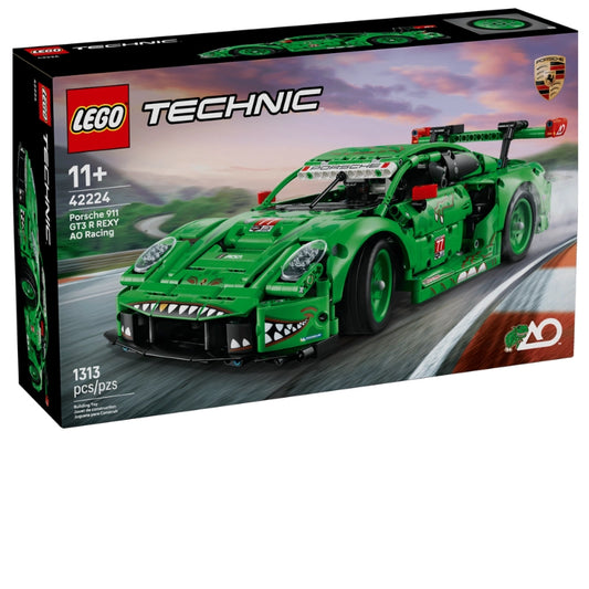 LEGO Technic Porsche 911 GT3 R REXY AO Racing Car 1313 Pieces