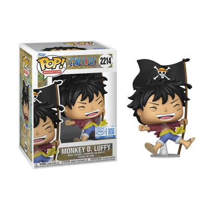 Funko Pop! Animation: One Piece - Monkey D. Luffy with Flag